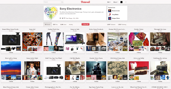 sony electronics på Pinterest