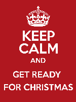 keep calm get ready for christmas